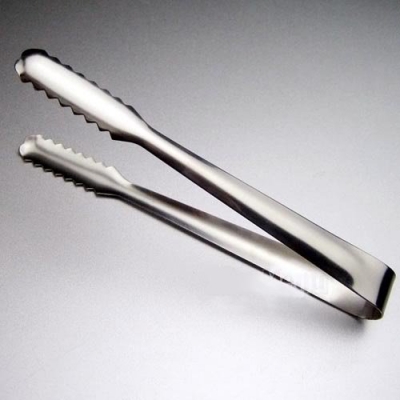 Kitchen Ice Food Salad Sweet Bread Cake Wedding Bar BBQ Tongs Catering Stainless[010129]